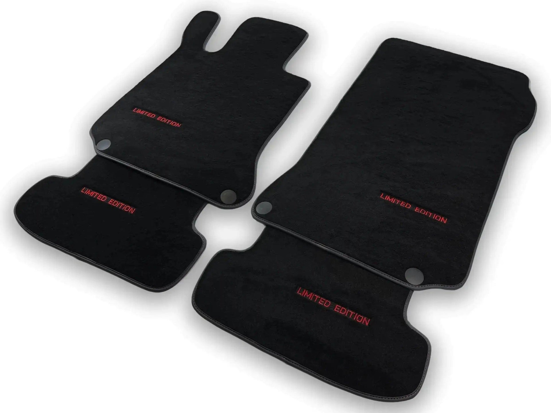 Black Floor Mats For Mercedes Benz EQC-Class N293 (2019-2023) | Limited Edition - AutoWin