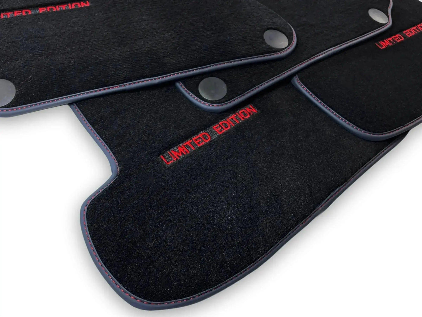 Black Floor Mats For Mercedes Benz GL-Class 500 4Matic (2012-2015) | Limited Edition - AutoWin