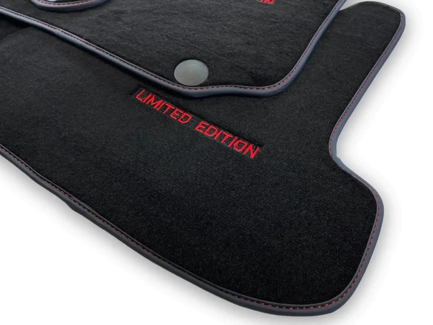 Black Floor Mats For Mercedes Benz GLC-Class C253 Coupe (2016-2019) | Limited Edition - AutoWin
