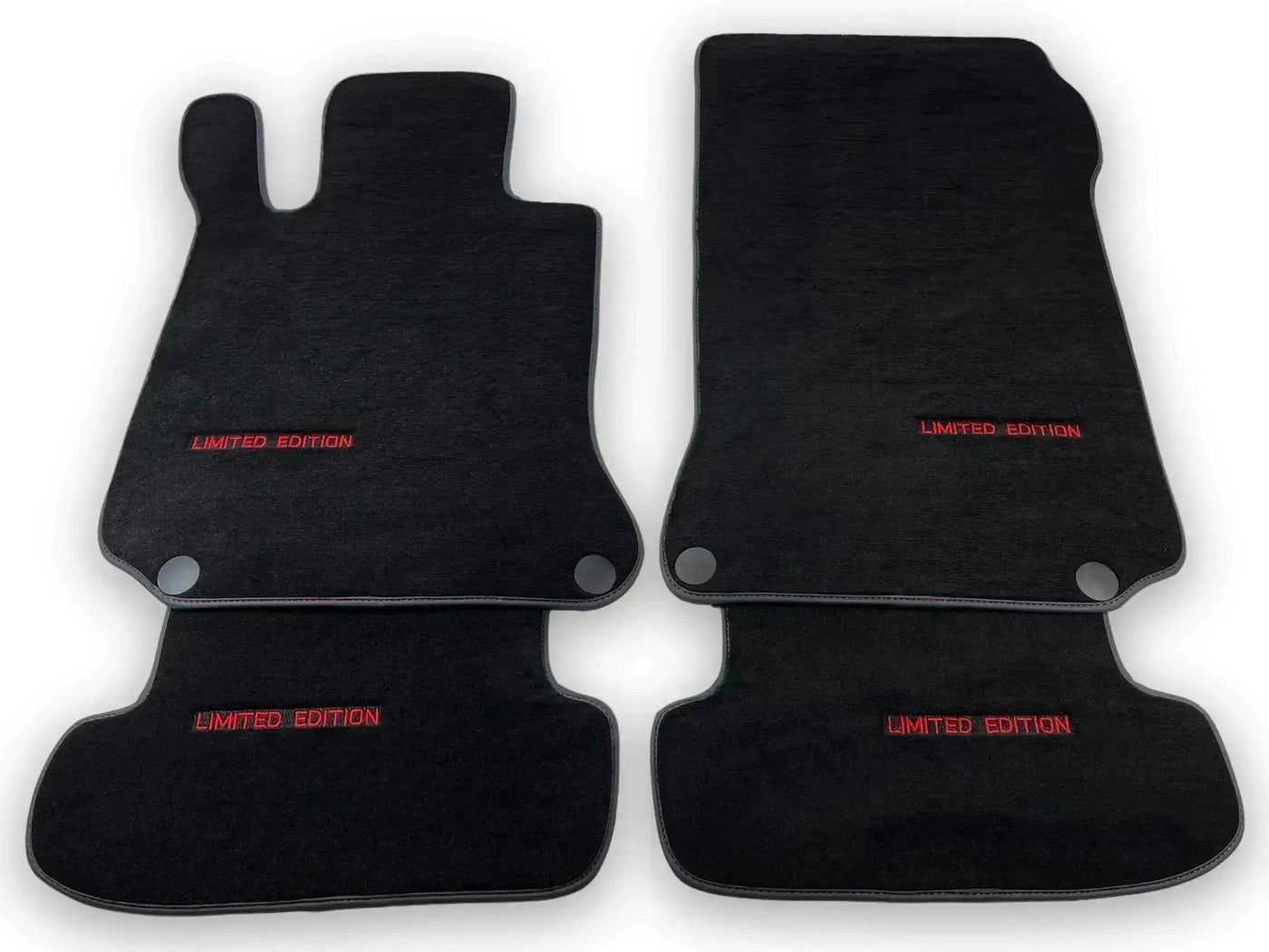 Black Floor Mats For Mercedes Benz GLC-Class C253 Coupe (2019-2023) | Limited Edition - AutoWin