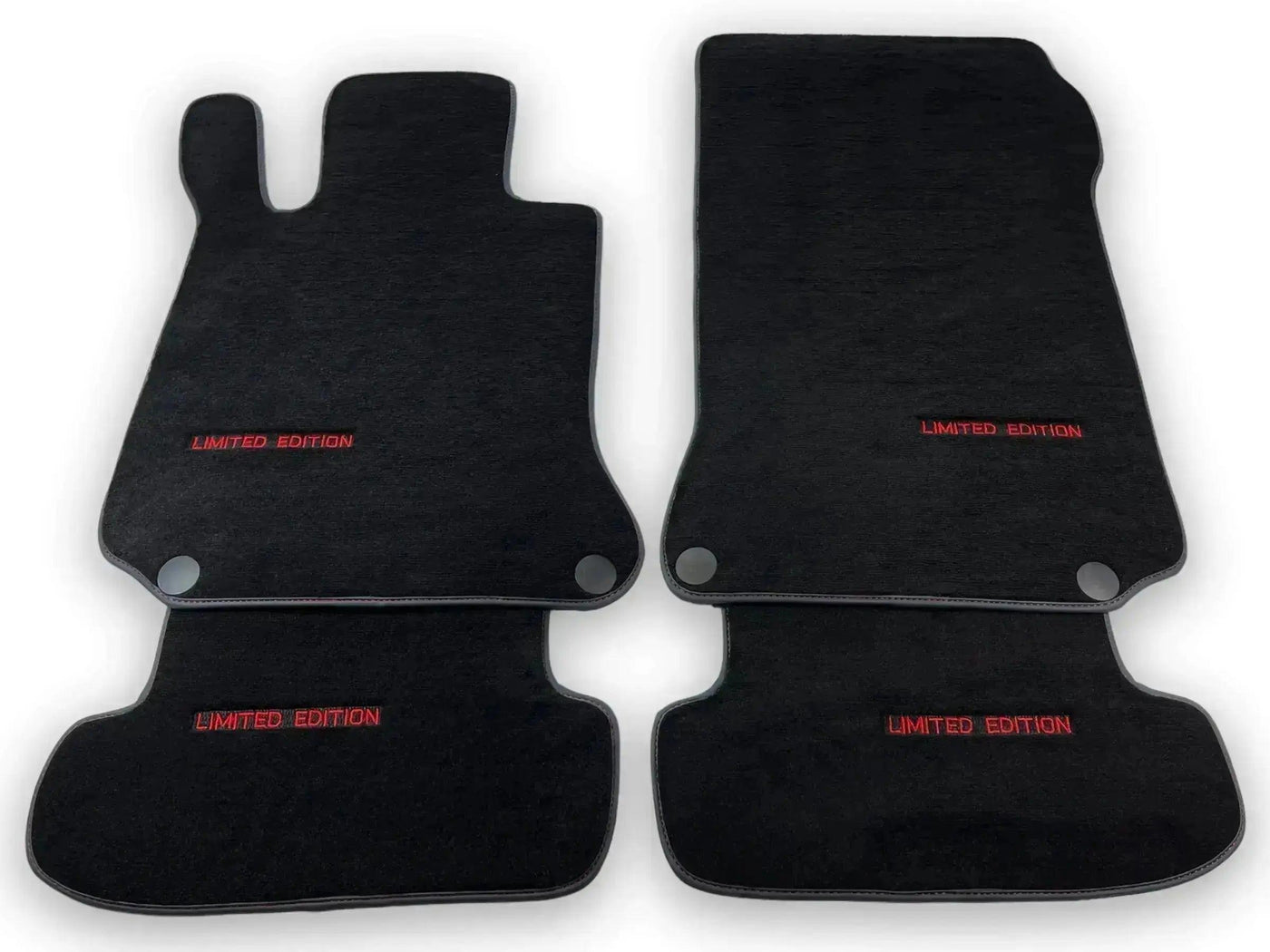 Black Floor Mats For Mercedes Benz GLC-Class X253 SUV (2019-2023) | Limited Edition - AutoWin