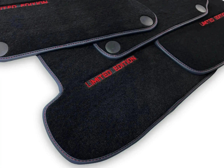 Black Floor Mats For Mercedes Benz GLE-Class V167 Allrounder - 5 Seats (2019-2023) | Limited Edition - AutoWin