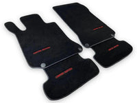 Black Floor Mats For Mercedes Benz GLK-Class X204 (2012-2015) | Limited Edition - AutoWin