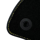 Black Floor Mats For Mercedes Benz GLS-Class X167 Maybach (2020-2023) | Fighter Jet Edition