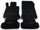 Black Floor Mats For Mercedes Benz S-Class C126 Coupe (1981-1991) | Limited Edition - AutoWin