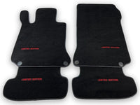 Black Floor Mats For Mercedes Benz S-Class C126 Coupe (1981-1991) | Limited Edition - AutoWin