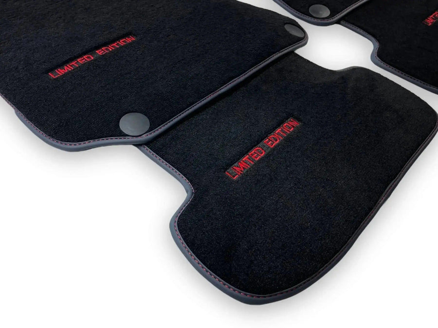 Black Floor Mats For Mercedes Benz S-Class W221 (2005-2013) Long Wheelbase | Limited Edition - AutoWin