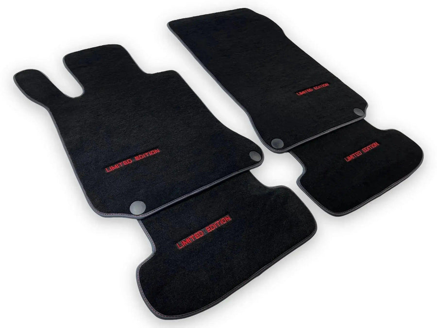 Black Floor Mats For Mercedes Benz S-Class W223 (2020-2023) Short Wheelbase | Limited Edition - AutoWin