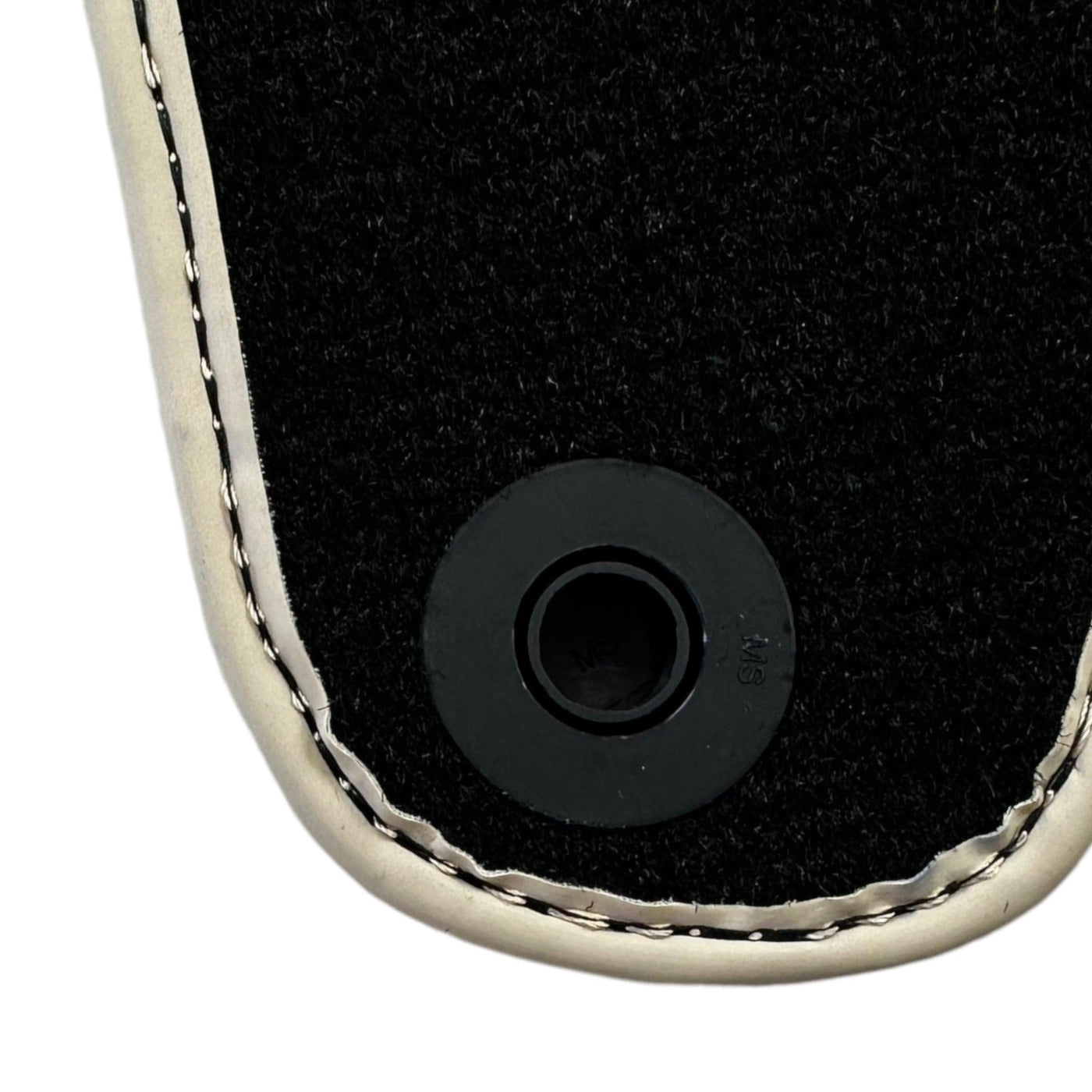 Black Floor Mats For Mercedes-Benz SL-Class R230 (2001-2012) Beige Trim | ER56 Design - AutoWin