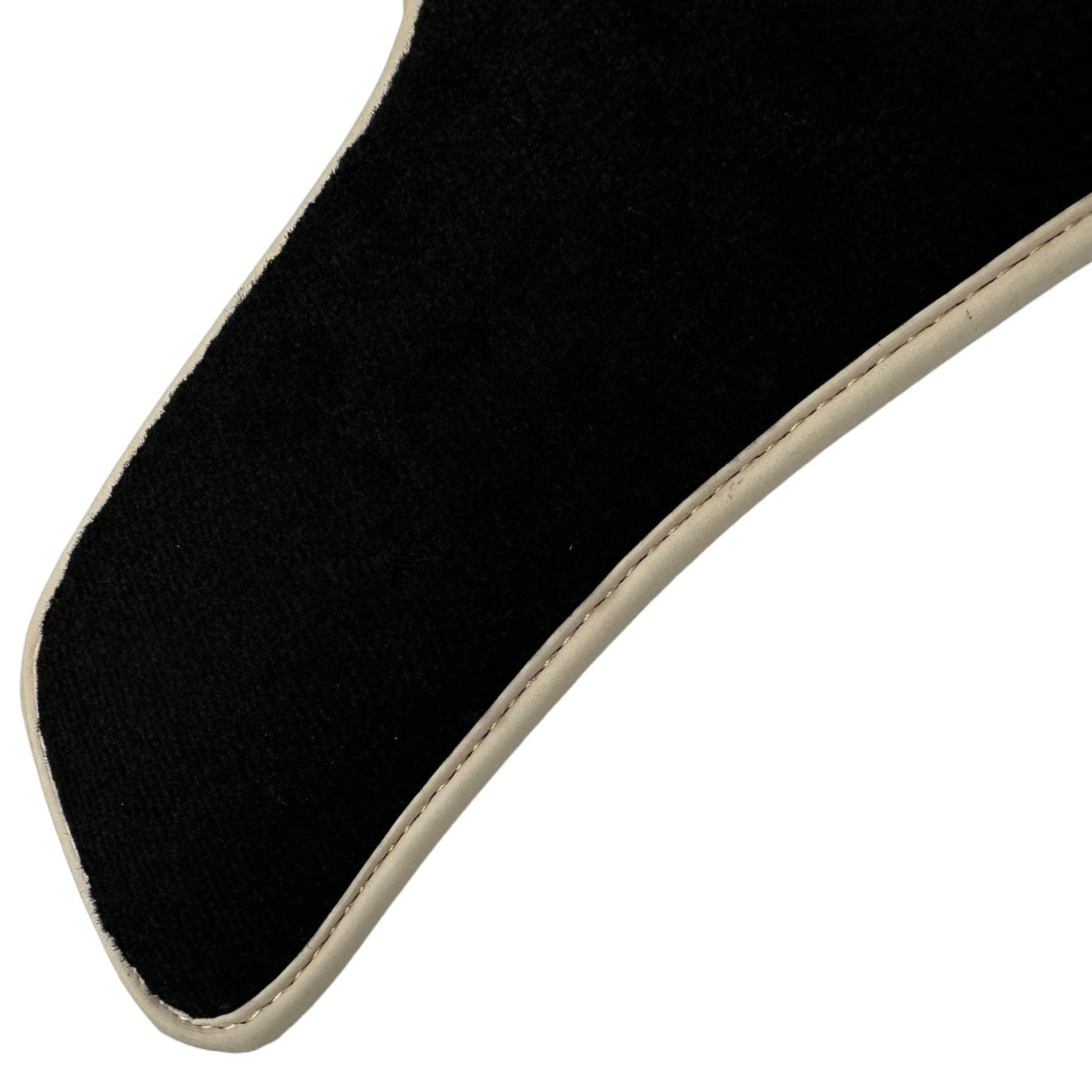 Black Floor Mats For Mercedes-Benz SL-Class R230 (2001-2012) Beige Trim | ER56 Design - AutoWin