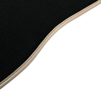 Black Floor Mats For Mercedes-Benz SL-Class R231 (2012-2022) Beige Trim - AutoWin