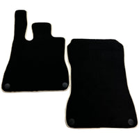 Black Floor Mats For Mercedes-Benz SL-Class R231 (2012-2022) Beige Trim - AutoWin