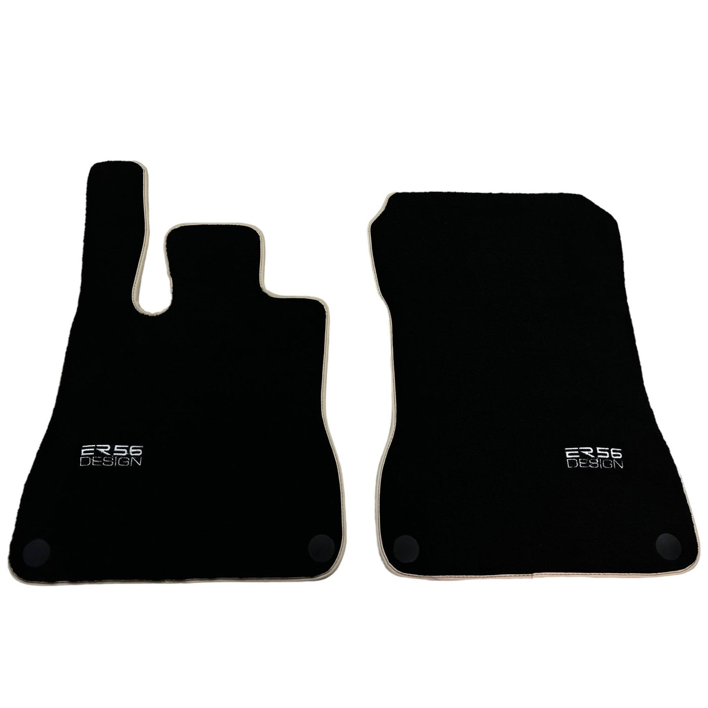 Black Floor Mats For Mercedes-Benz SL-Class R231 (2012-2022) ER56 Design - AutoWin