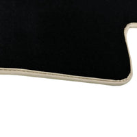 Black Floor Mats For Mercedes-Benz SLK-Class R170 (1996-1998) ER56 Design - AutoWin