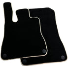 Black Floor Mats For Mercedes-Benz SLK-Class R170 (2000-2004) Beige Trim - AutoWin
