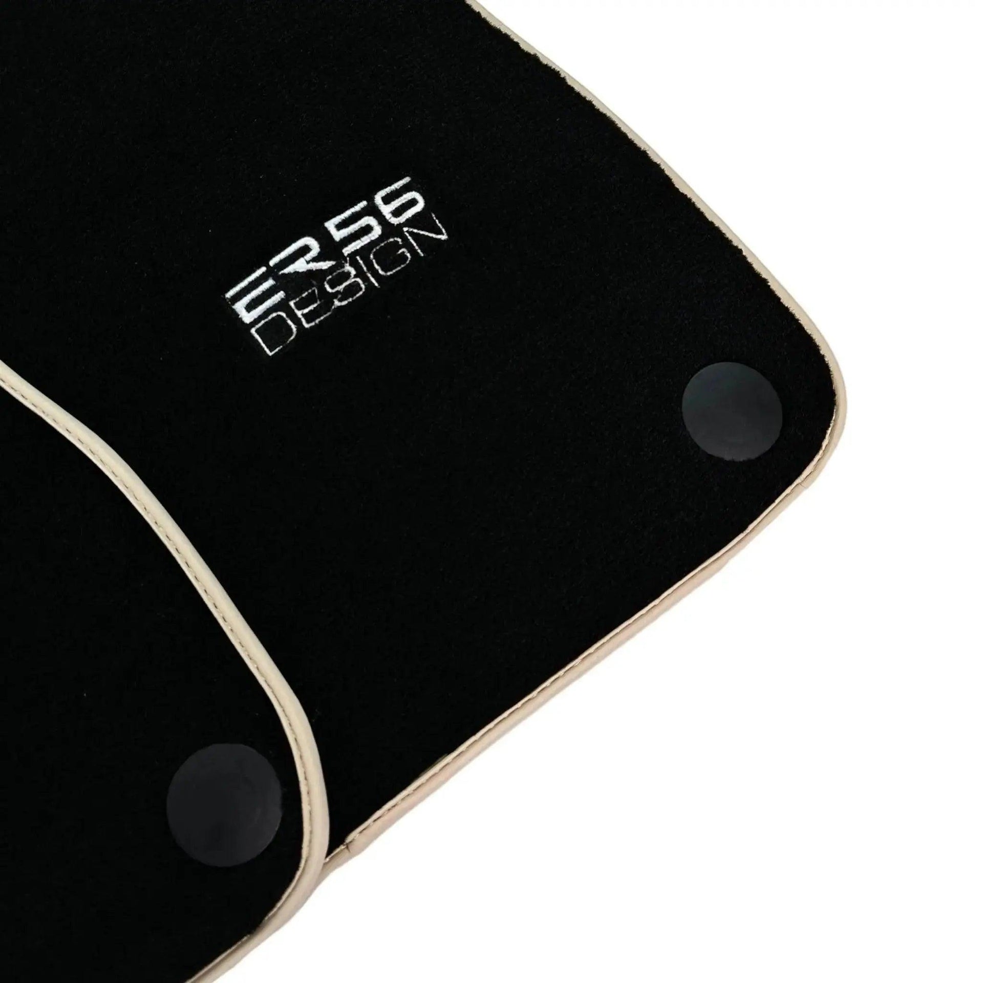 Black Floor Mats For Mercedes-Benz SLK-Class R171 (2004-2011) ER56 Design - AutoWin