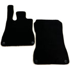 Black Floor Mats For Mercedes-Benz SLK-Class R172 (2011-2023) Beige Trim - AutoWin