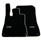 Black Floor Mats For Mercedes-Benz SLK-Class R172 (2011-2023) ER56 Design - AutoWin