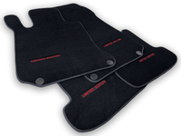 Black Floor Mats For Mercedes Benz V-Class 447 Front (2019-2023) | Limited Edition - AutoWin