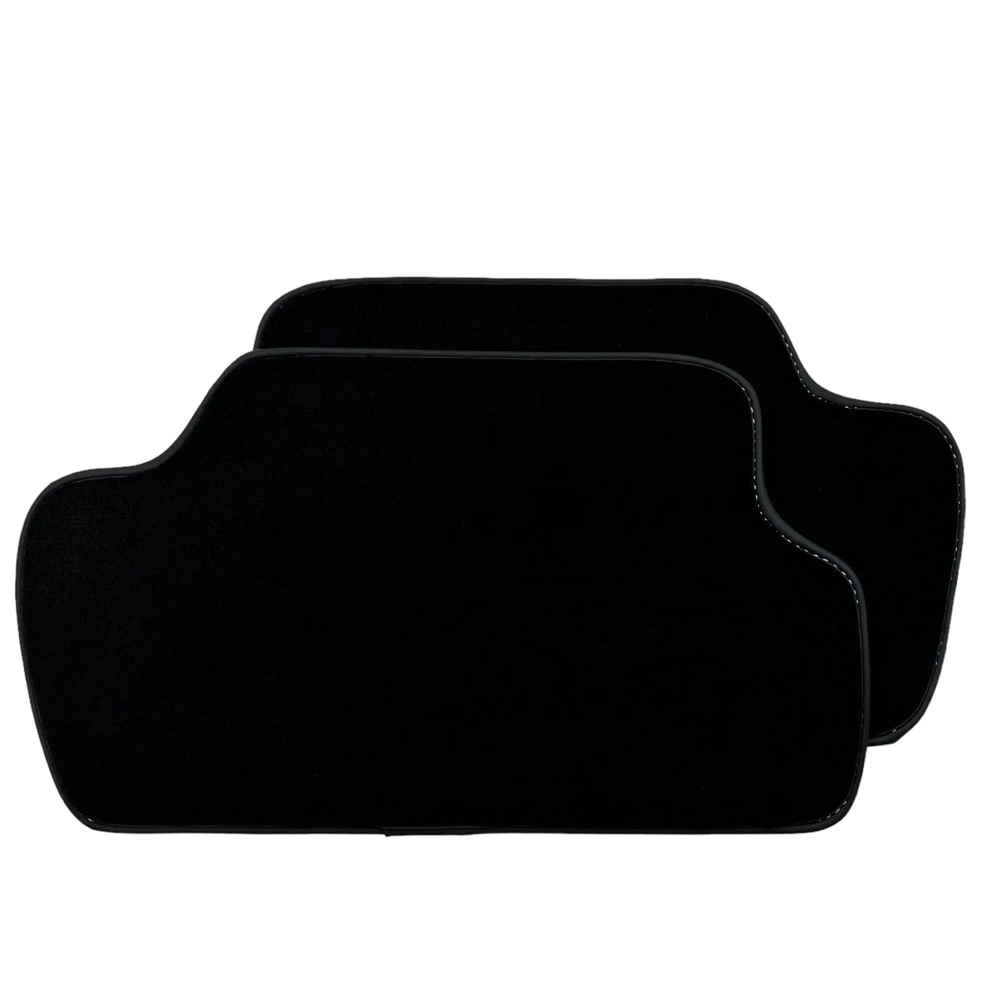 Black Floor Mats for Mini Cooper F56 (2013-2022) with Leather - AutoWin