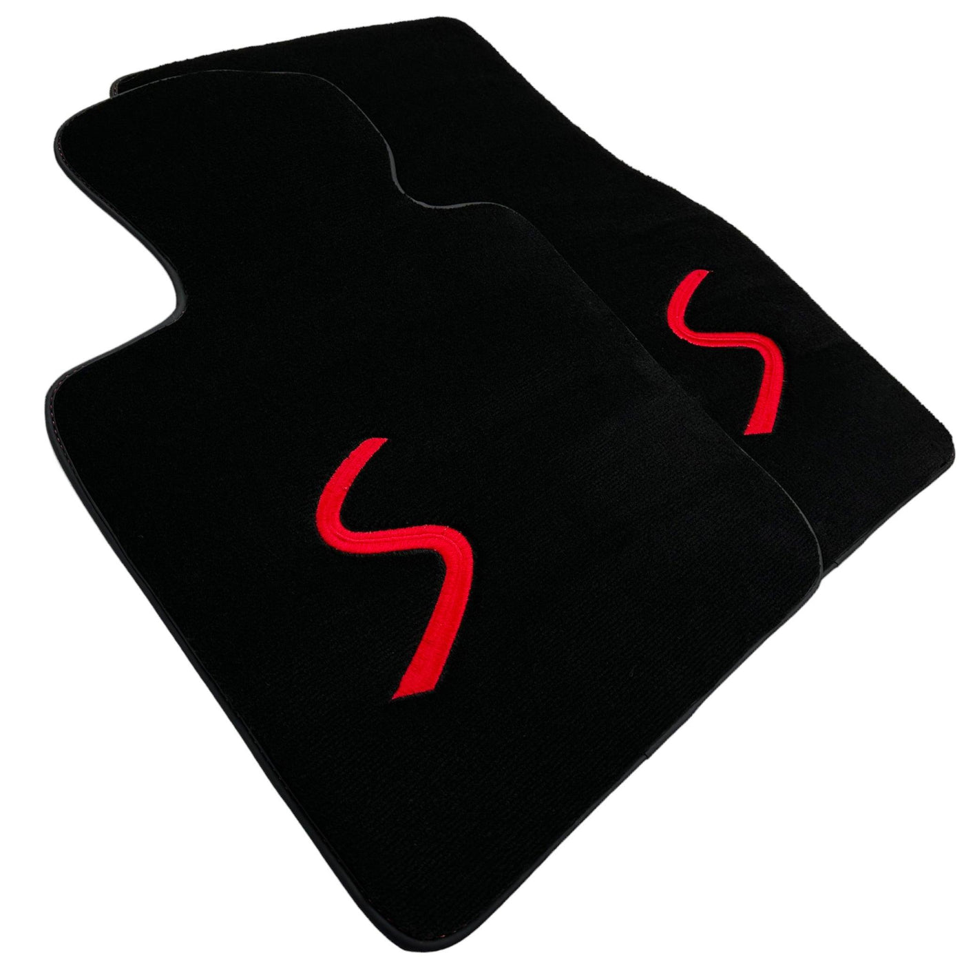 Black Floor Mats for Mini Cooper / One F56 3-doors (2014-2023) - AutoWin