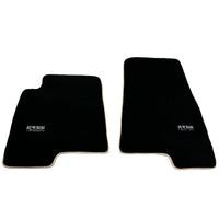 Black Floor Mats For Mitsubishi Pajero III (2000-2004) ER56 Design - AutoWin