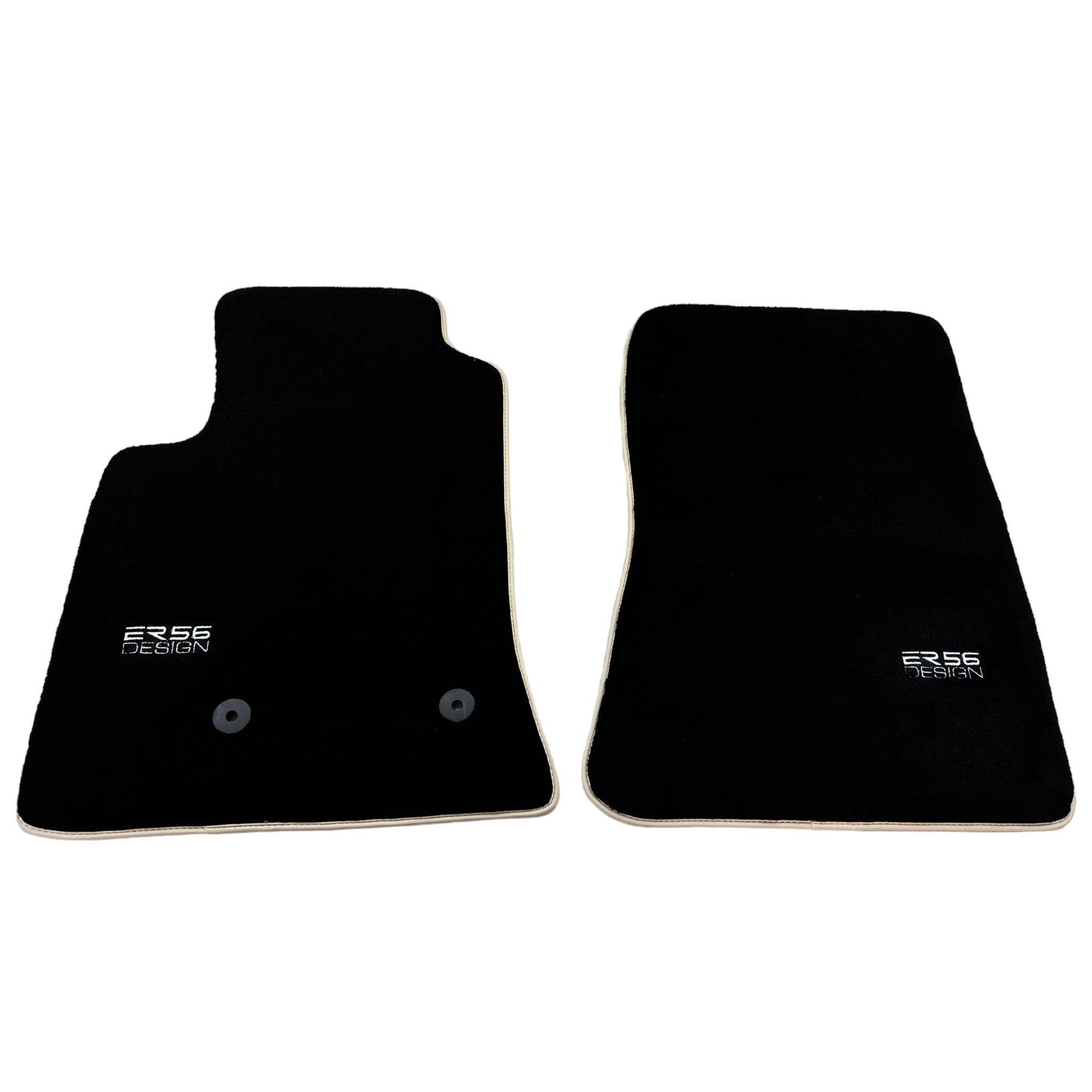 Black Floor Mats For Mitsubishi Pajero V80 (2006-2011) ER56 Design - AutoWin
