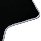 Black Floor Mats For Nissan 300ZX (1990-2000) with White Trim - AutoWin