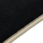 Black Floor Mats for Nissan Patrol (1988-1998) | Beige Trim - AutoWin