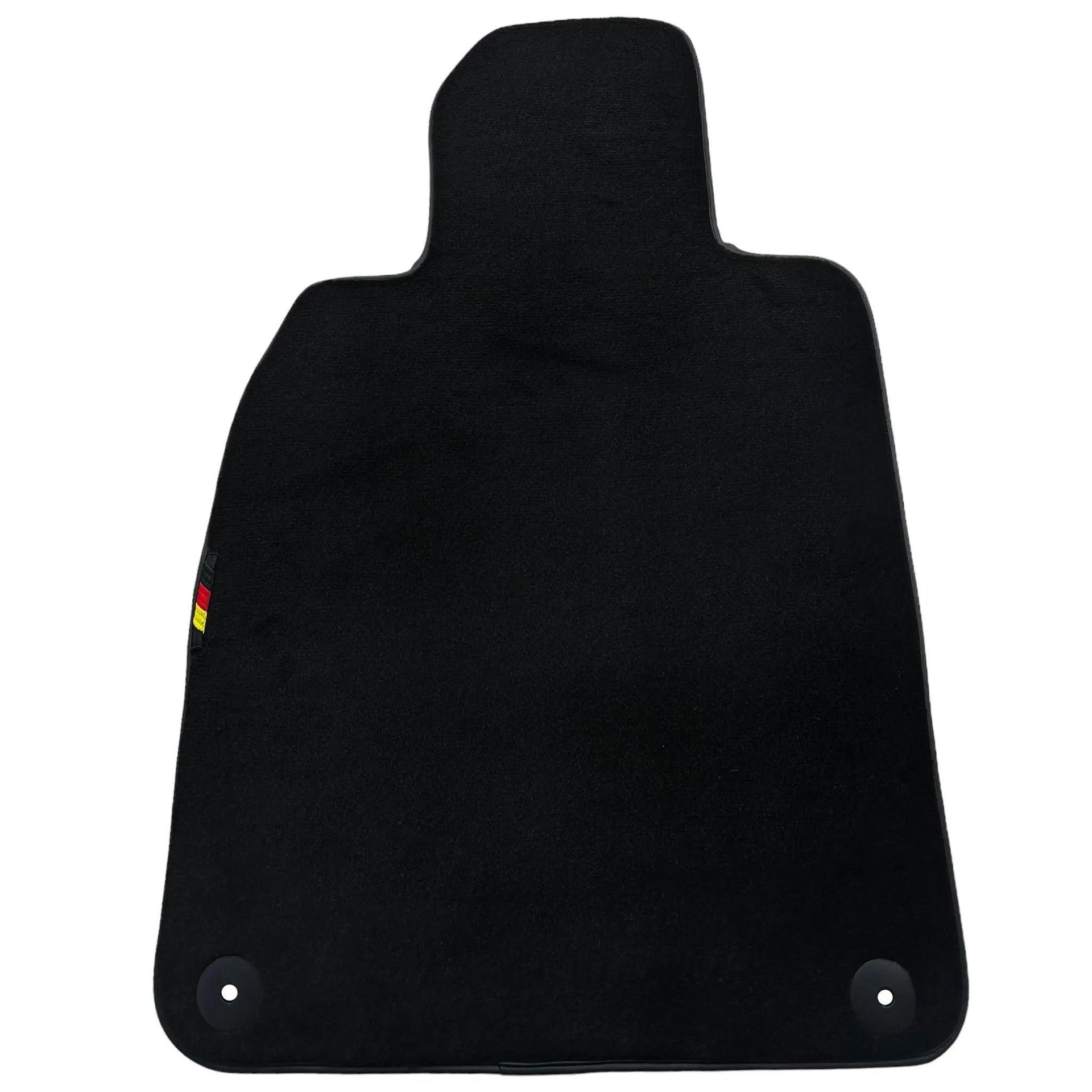 Black Floor Mats for Porsche 911 - 992 (2019-2024) with German Flag - AutoWin