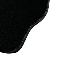 Black Floor Mats for Porsche Classic 911 (1963-1989) with Leather - AutoWin