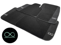 Black Floor Mats For Rolls Royce Black Badge Cullinan - AutoWin