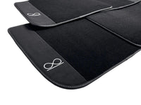 Black Floor Mats For Rolls Royce Black Badge Cullinan - AutoWin