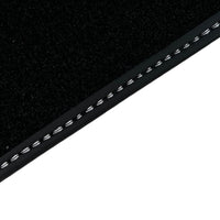 Black Floor Mats For Rolls Royce Black Badge Cullinan White Leather - AutoWin