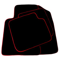 Black Floor Mats for Toyota Camry (1997-2001) with Red Trim - AutoWin