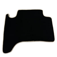 Black Floor Mats For Toyota Land Cruiser 120 (2002-2009) | Beige Trim - AutoWin