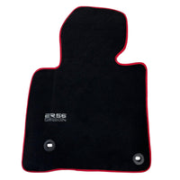 Black Floor Mats For Toyota Land Cruiser 150 (2009-2022) Red Trim | ER56 Design - AutoWin