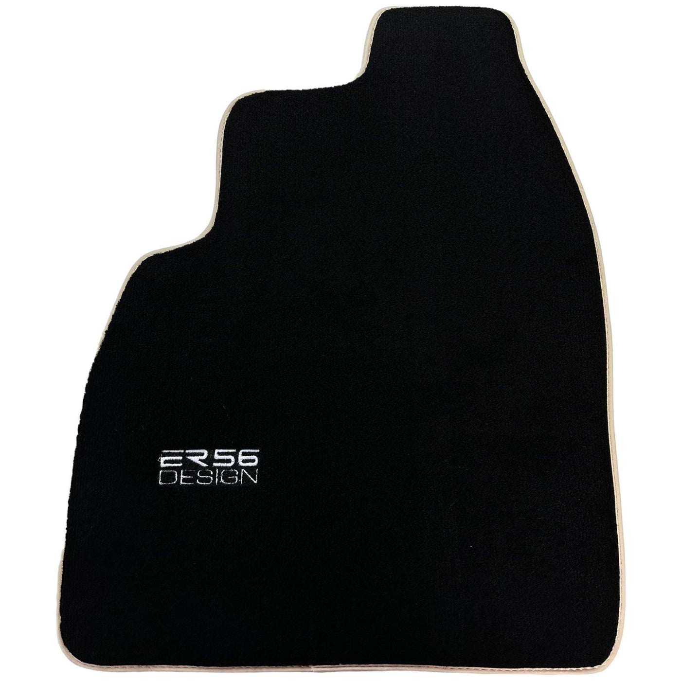 Black Floor Mats For Toyota Land Cruiser 80 (1985-1997) Beige Trim | ER56 Design - AutoWin