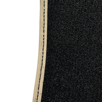 Black Floor Mats For Toyota Land Cruiser 90 (1997-2003) Beige Trim | ER56 Design - AutoWin