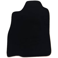 Black Floor Mats For Toyota Land Cruiser 90 (1997-2003) | Beige Trim - AutoWin