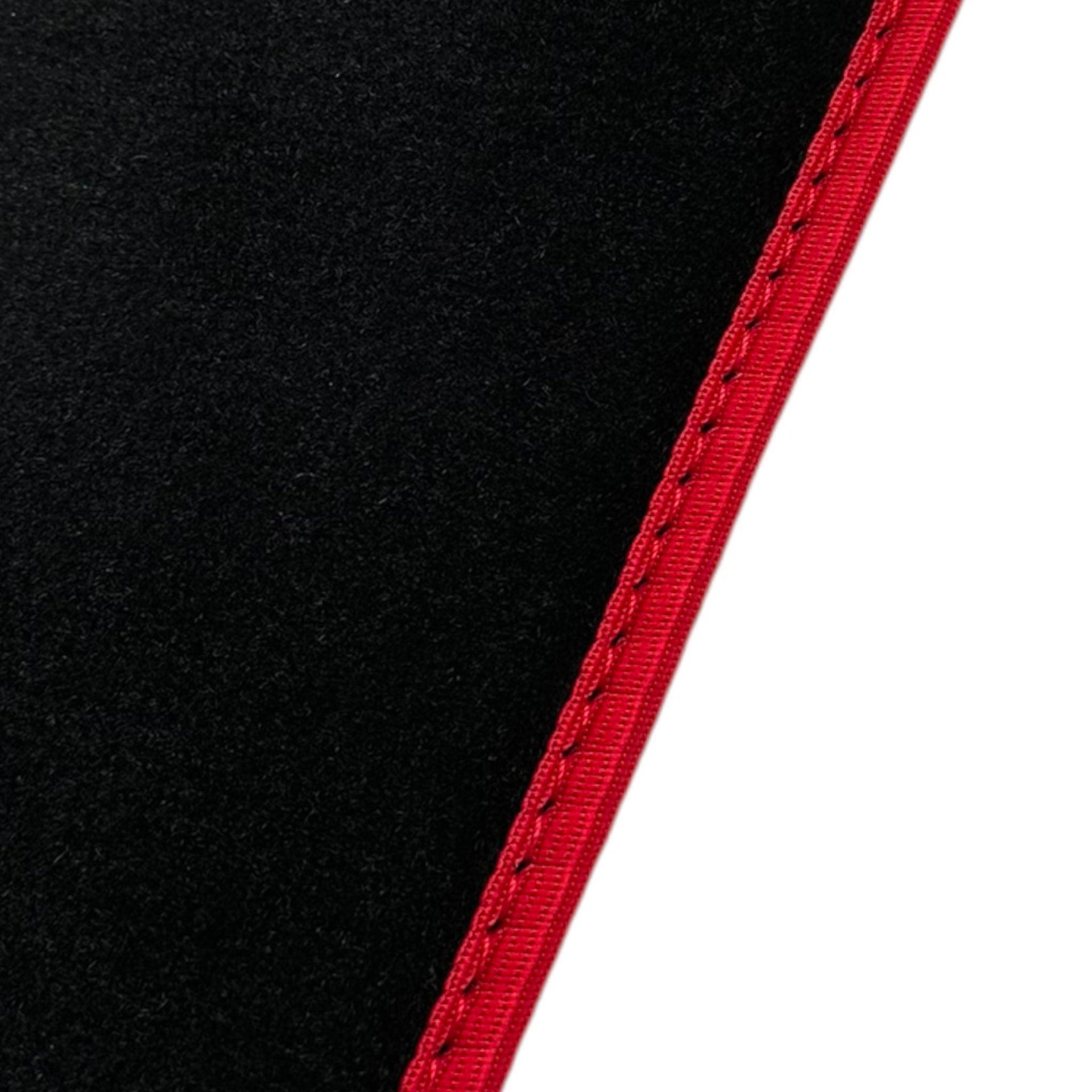 Black Floor Mats For Toyota Land Cruiser 90 (1997-2003) Red Trim | ER56 Design - AutoWin