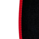 Black Floor Mats for Toyota Prius (2009-2012) with Red Trim - AutoWin