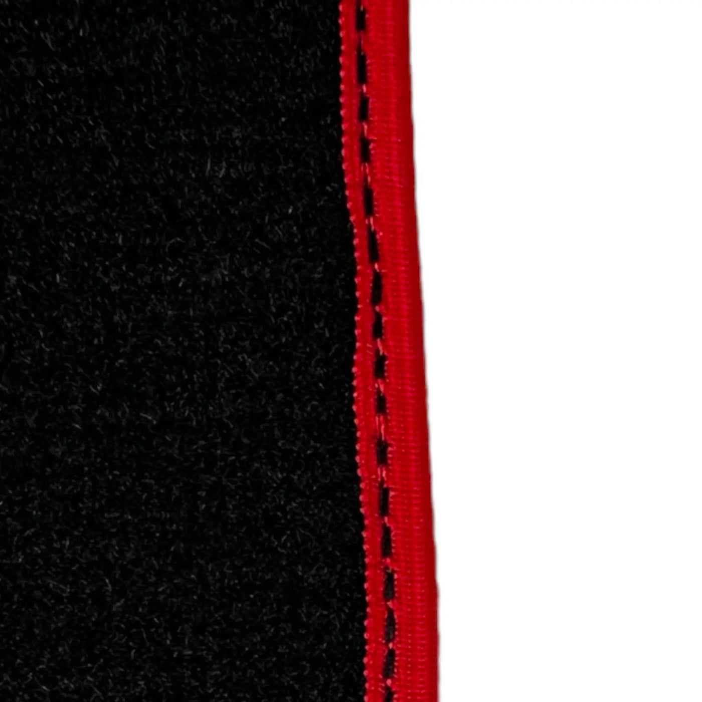 Black Floor Mats for Toyota Prius (2016-2021) ER56 Design with Red Trim - AutoWin