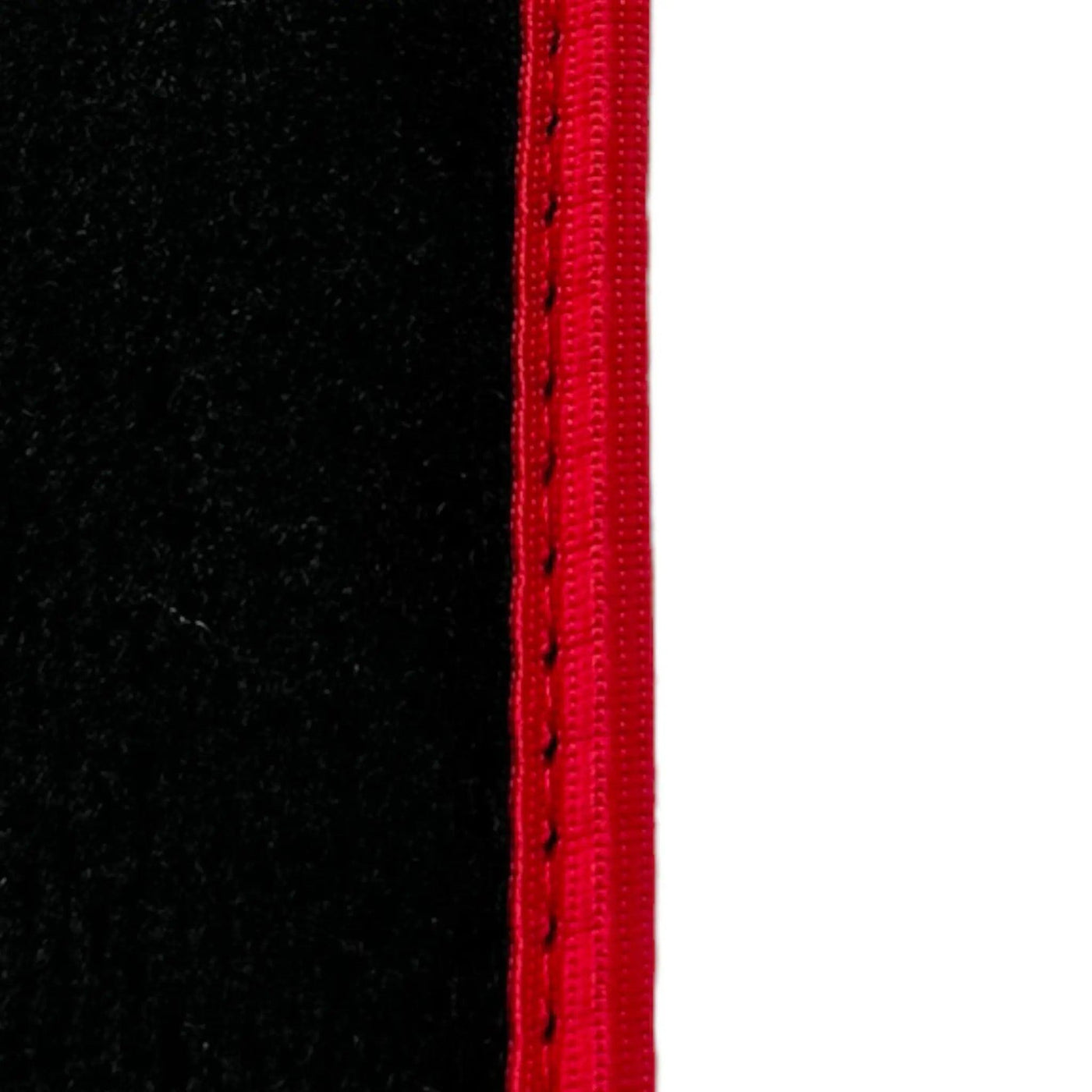 Black Floor Mats for Toyota Prius (2016-2021) ER56 Design with Red Trim - AutoWin