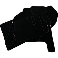Black Floor Mats Set with Trunk Mat For Ferrari 456 (1992-2003) Italian Edition - AutoWin