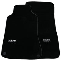 Black Luxury Floor Mats for Mercedes Benz C-Class W203 Sedan (2000-2007) | ER56 Design - AutoWin