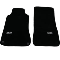 Black Luxury Floor Mats for Mercedes Benz C-Class W203 Sedan (2000-2007) | ER56 Design - AutoWin