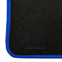 Black Mats For BMW Gran Tourer F46 (2015-2022) 7 Seats | Blue Trim - AutoWin