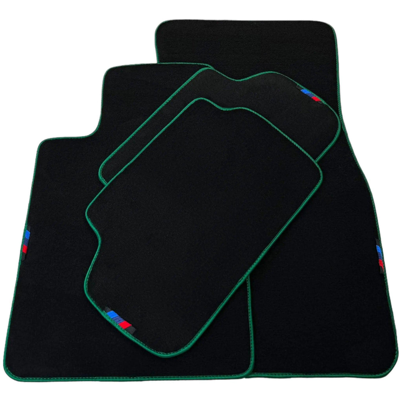 Black Mats For BMW G60 (2023-2026) Sedan | Green Trim - AutoWin