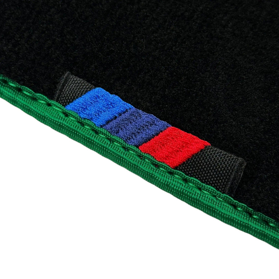 Black Mats For BMW U06 (2022-2026) | Green Trim - AutoWin
